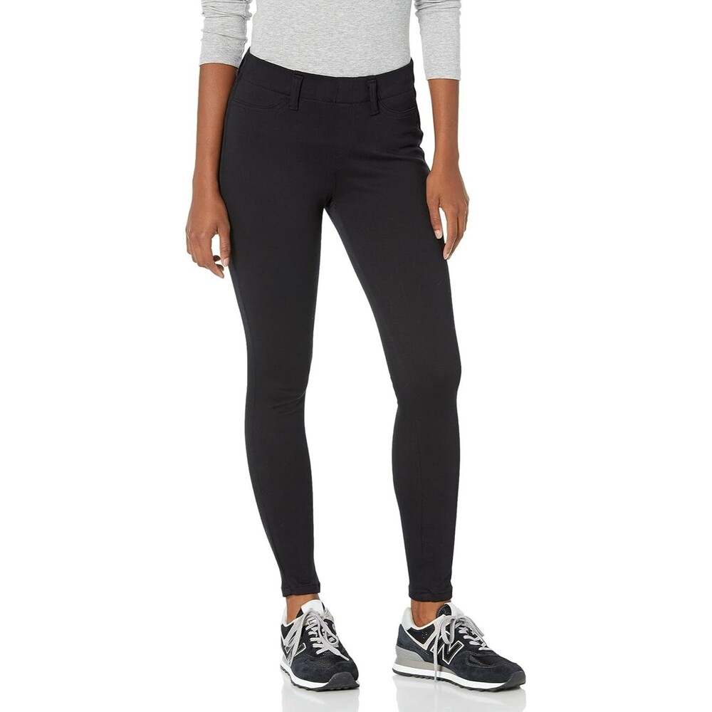 Amazon Essentials Women's Jegging X-LARGE Black Pull-On Mid Rise Stretchy Knit